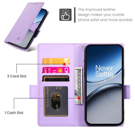 DF-010 For OnePlus Nord 4 Stand Case PU Leather Wallet Phone Cover
