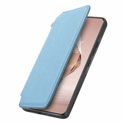 CASENEO For OnePlus Ace 3 5G / 12R 5G Case Cross Texture Leather Detachable Magnetic Phone Cover