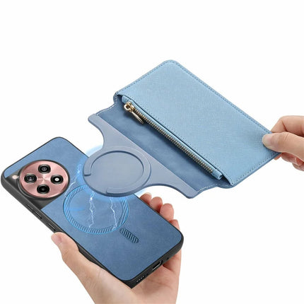 CASENEO For OnePlus Ace 3 5G / 12R 5G Case Cross Texture Leather Detachable Magnetic Phone Cover