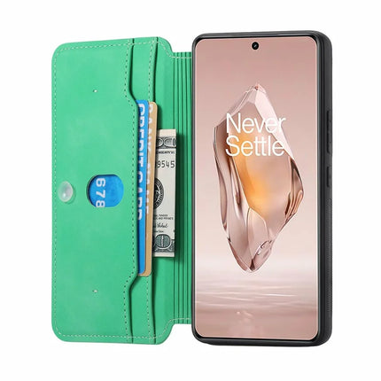CASENEO For OnePlus Ace 3 5G / 12R 5G Case Cross Texture Leather Detachable Magnetic Phone Cover
