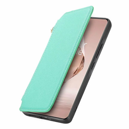 CASENEO For OnePlus Ace 3 5G / 12R 5G Case Cross Texture Leather Detachable Magnetic Phone Cover