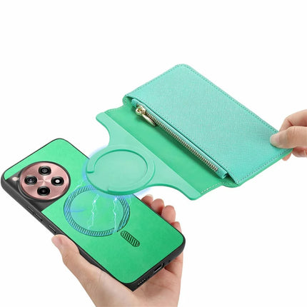 CASENEO For OnePlus Ace 3 5G / 12R 5G Case Cross Texture Leather Detachable Magnetic Phone Cover