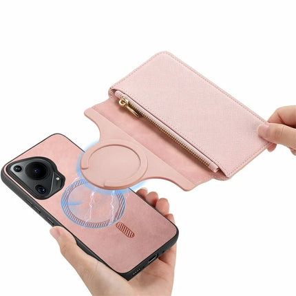 CASENEO For Huawei Pura 70 Ultra Case Cross Texture Leather Detachable Magnetic Phone Cover