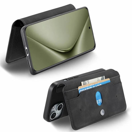 CASENEO For Huawei Pura 70 Ultra Case Cross Texture Leather Detachable Magnetic Phone Cover