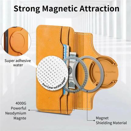 CASENEO For Huawei Pura 70 Ultra Case Cross Texture Leather Detachable Magnetic Phone Cover