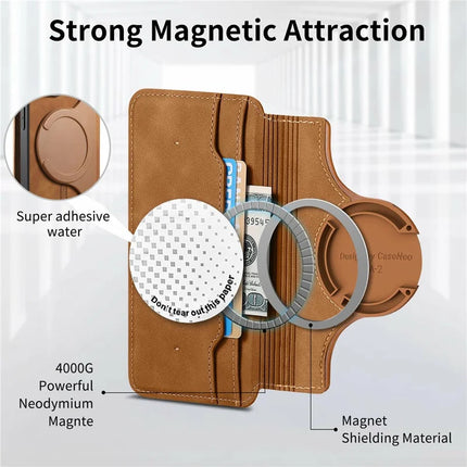 CASENEO For Huawei Pura 70 Ultra Case Cross Texture Leather Detachable Magnetic Phone Cover