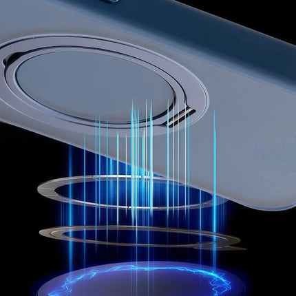 For iPhone 16 Pro Max Case Compatble with MagSafe Rotating Kickstand TPU+PC Phone Cover