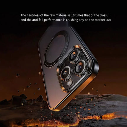 For iPhone 16 Pro Max Case Compatble with MagSafe Rotating Kickstand TPU+PC Phone Cover