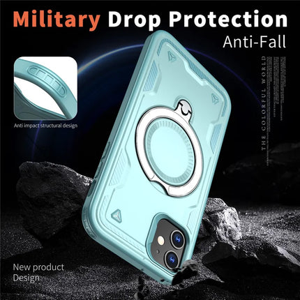 For iPhone 11 / XR Case Compatible with MagSafe Military Protection PC+TPU Kickstand Phone Cover