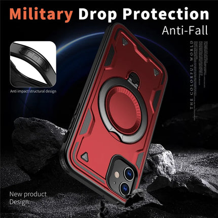 For iPhone 11 / XR Case Compatible with MagSafe Military Protection PC+TPU Kickstand Phone Cover