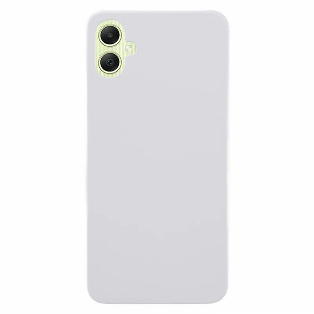 For Samsung Galaxy A06 Case Hard PC Frosted Minimalist Phone Cover - White