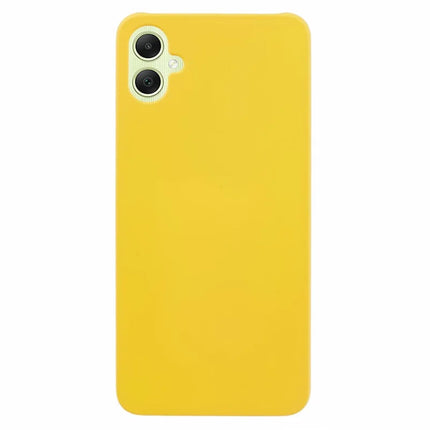 For Samsung Galaxy A06 Case Hard PC Frosted Minimalist Phone Cover - Yellow