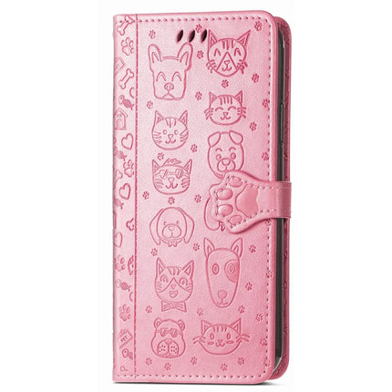 For Google Pixel 9 / Pixel 9 Pro Case Leather Wallet Flip Phone Cover Cute Cat Dog Pattern