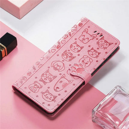 For Google Pixel 9 / Pixel 9 Pro Case Leather Wallet Flip Phone Cover Cute Cat Dog Pattern