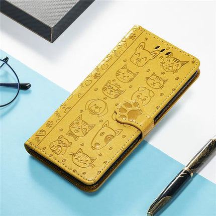 For Google Pixel 9 / Pixel 9 Pro Case Leather Wallet Flip Phone Cover Cute Cat Dog Pattern