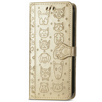 For Google Pixel 9 / Pixel 9 Pro Case Leather Wallet Flip Phone Cover Cute Cat Dog Pattern