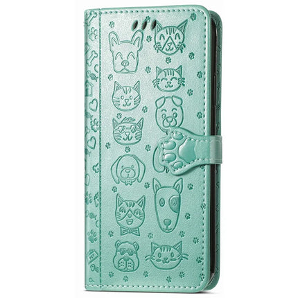 For Google Pixel 9 / Pixel 9 Pro Case Leather Wallet Flip Phone Cover Cute Cat Dog Pattern