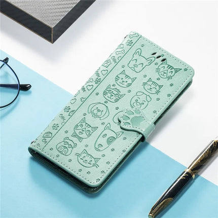 For Google Pixel 9 / Pixel 9 Pro Case Leather Wallet Flip Phone Cover Cute Cat Dog Pattern