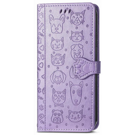 For Google Pixel 9 / Pixel 9 Pro Case Leather Wallet Flip Phone Cover Cute Cat Dog Pattern