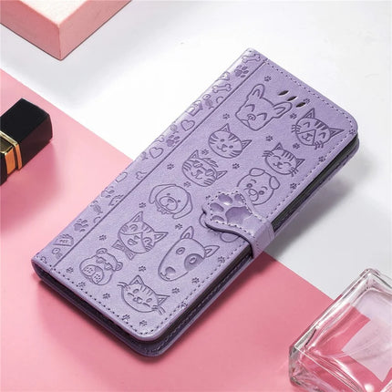For Google Pixel 9 / Pixel 9 Pro Case Leather Wallet Flip Phone Cover Cute Cat Dog Pattern