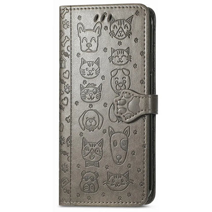 For Google Pixel 9 / Pixel 9 Pro Case Leather Wallet Flip Phone Cover Cute Cat Dog Pattern