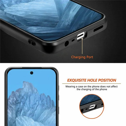 For Google Pixel 9 / Pixel 9 Pro Case Carbon Fiber Texture PU+PC+TPU Phone Cover