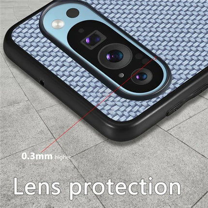 For Google Pixel 9 / Pixel 9 Pro Case Carbon Fiber Texture PU+PC+TPU Phone Cover