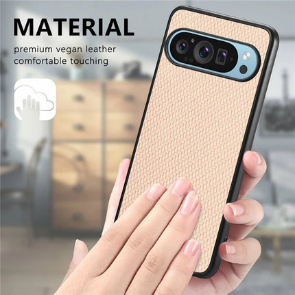 For Google Pixel 9 / Pixel 9 Pro Case Carbon Fiber Texture PU+PC+TPU Phone Cover