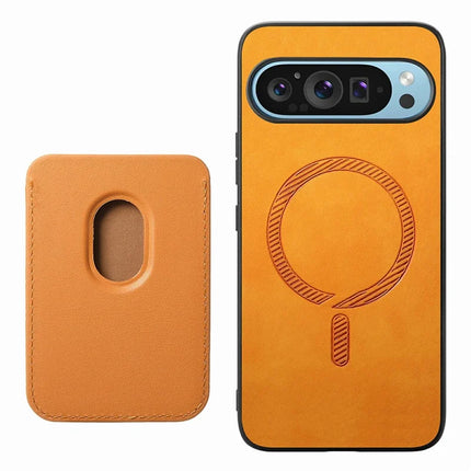 For Google Pixel 9 / Pixel 9 Pro Case Detachable Magnetic Card Bag Leather+TPU Phone Cover
