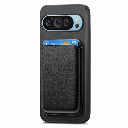 For Google Pixel 9 / Pixel 9 Pro Case Detachable Magnetic Card Bag Leather+TPU Phone Cover