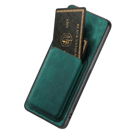 For Google Pixel 9 / Pixel 9 Pro Case Leather+TPU Retro Phone Cover with Detachable Card Slot