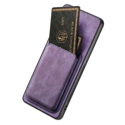 For Google Pixel 9 / Pixel 9 Pro Case Leather+TPU Retro Phone Cover with Detachable Card Slot