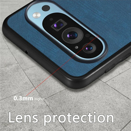 For Google Pixel 9 / Pixel 9 Pro Case Retro Leather + TPU Shockproof Protective Phone Cover