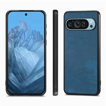 For Google Pixel 9 / Pixel 9 Pro Case Retro Leather + TPU Shockproof Protective Phone Cover