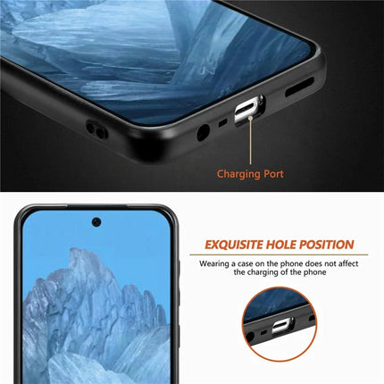 For Google Pixel 9 / Pixel 9 Pro Case Retro Leather + TPU Shockproof Protective Phone Cover