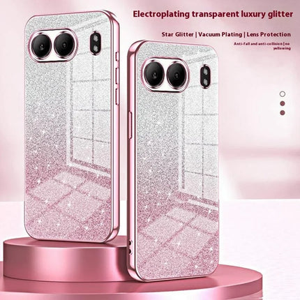 For OnePlus Nord 4 Case Electroplating Gradient Glitter TPU Phone Cover
