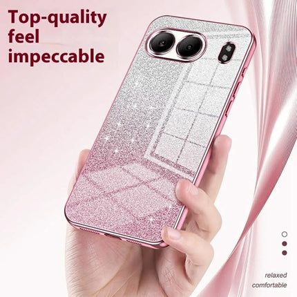 For OnePlus Nord 4 Case Electroplating Gradient Glitter TPU Phone Cover