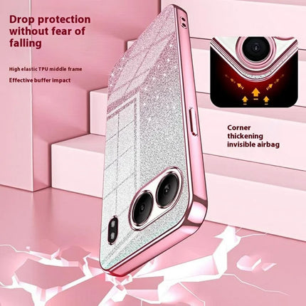 For OnePlus Nord 4 Case Electroplating Gradient Glitter TPU Phone Cover