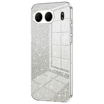 For OnePlus Nord 4 Case Electroplating Gradient Glitter TPU Phone Cover - Transparent