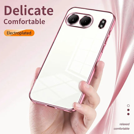 For OnePlus Nord 4 Case Electroplating Frame Soft TPU Phone Cover