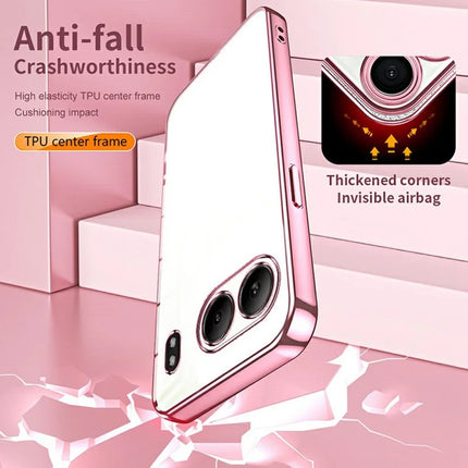 For OnePlus Nord 4 Case Electroplating Frame Soft TPU Phone Cover