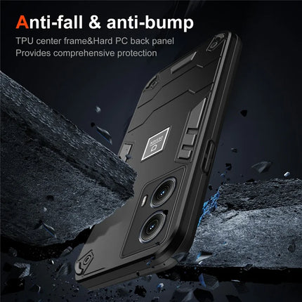 For Motorola Edge (2024) 5G Case PC+TPU Drop-Proof Protective Phone Cover
