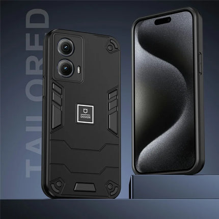 For Motorola Edge (2024) 5G Case PC+TPU Drop-Proof Protective Phone Cover