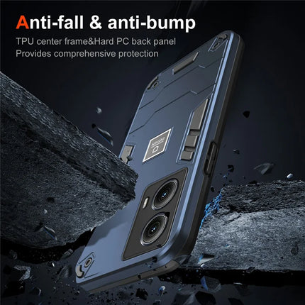For Motorola Edge (2024) 5G Case PC+TPU Drop-Proof Protective Phone Cover