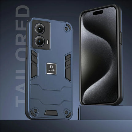 For Motorola Edge (2024) 5G Case PC+TPU Drop-Proof Protective Phone Cover