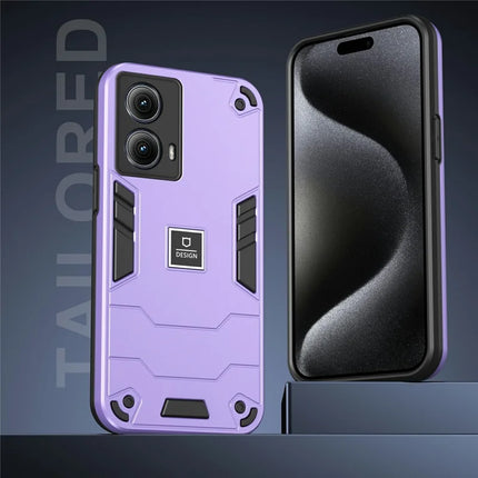 For Motorola Edge (2024) 5G Case PC+TPU Drop-Proof Protective Phone Cover