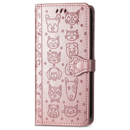 For Google Pixel 9 Pro XL Case Leather Wallet Flip Phone Cover Cute Cat Dog Pattern