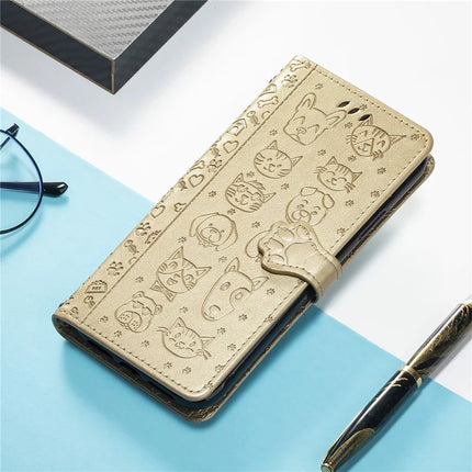 For Google Pixel 9 Pro XL Case Leather Wallet Flip Phone Cover Cute Cat Dog Pattern
