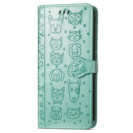 For Google Pixel 9 Pro XL Case Leather Wallet Flip Phone Cover Cute Cat Dog Pattern
