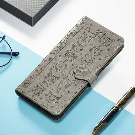 For Google Pixel 9 Pro XL Case Leather Wallet Flip Phone Cover Cute Cat Dog Pattern